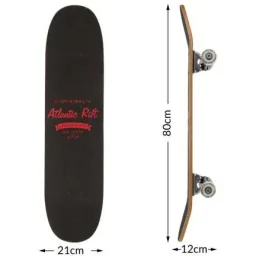 Skateboard - ABEC 9 ball bearing PU wheels - Multicolour