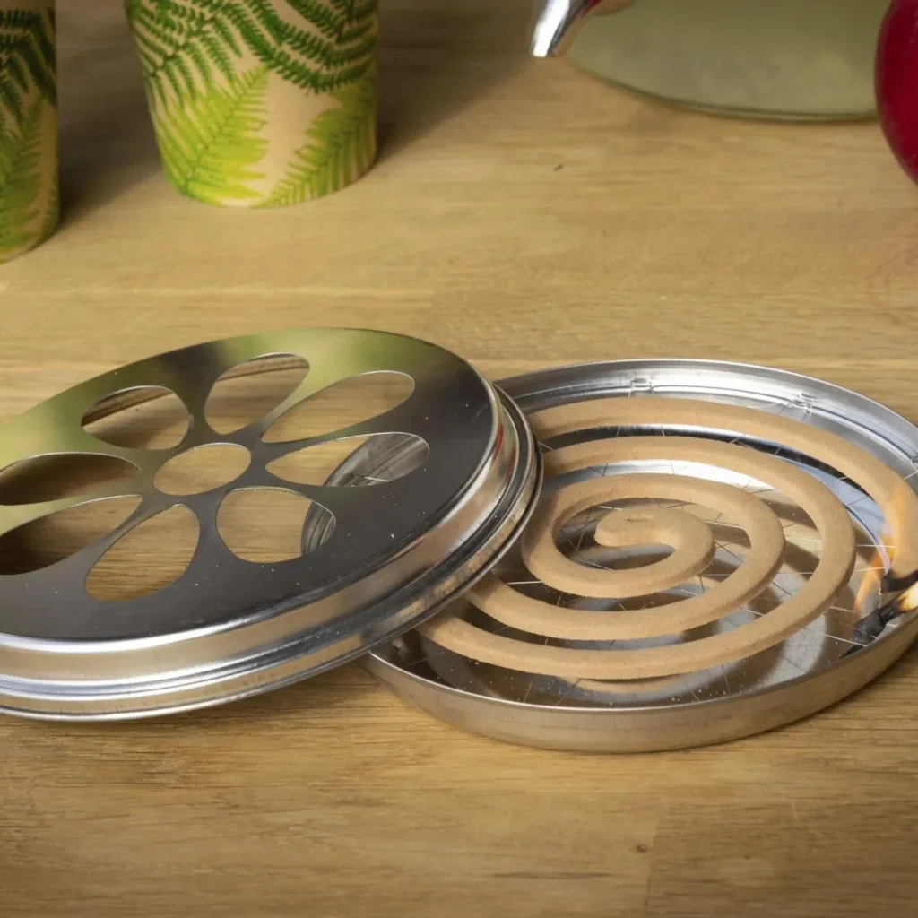 Citronella Spirals in Zinc Brenner