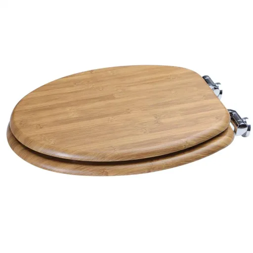MDF toilet seat bamboo with soft close