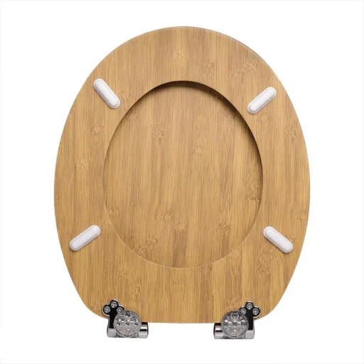 MDF toilet seat bamboo with soft close