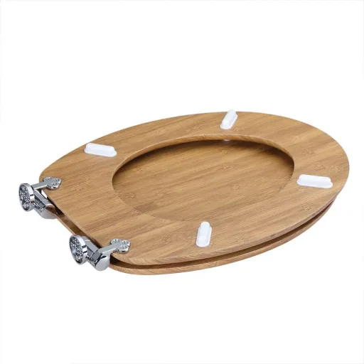 MDF toilet seat bamboo with soft close