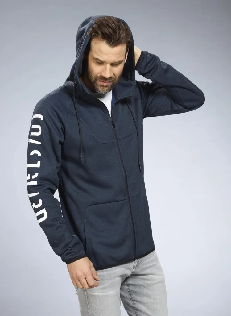 Hooded sweatshirt, navy, size M