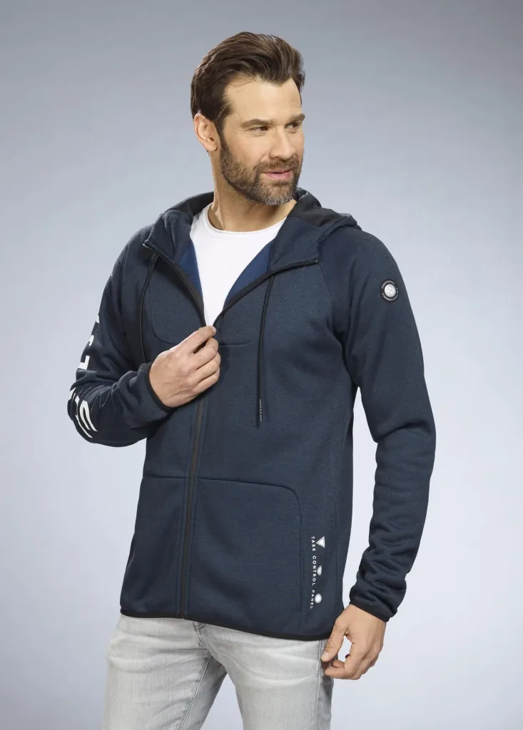 Hooded sweatshirt, navy, size M