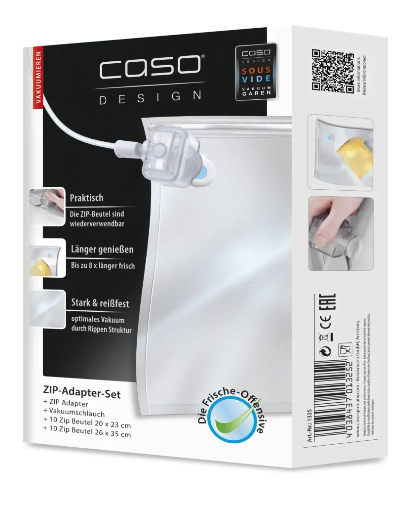 ZIP adapter set for bar vacuum sealer