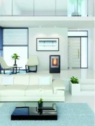 Pellet stove Petite white