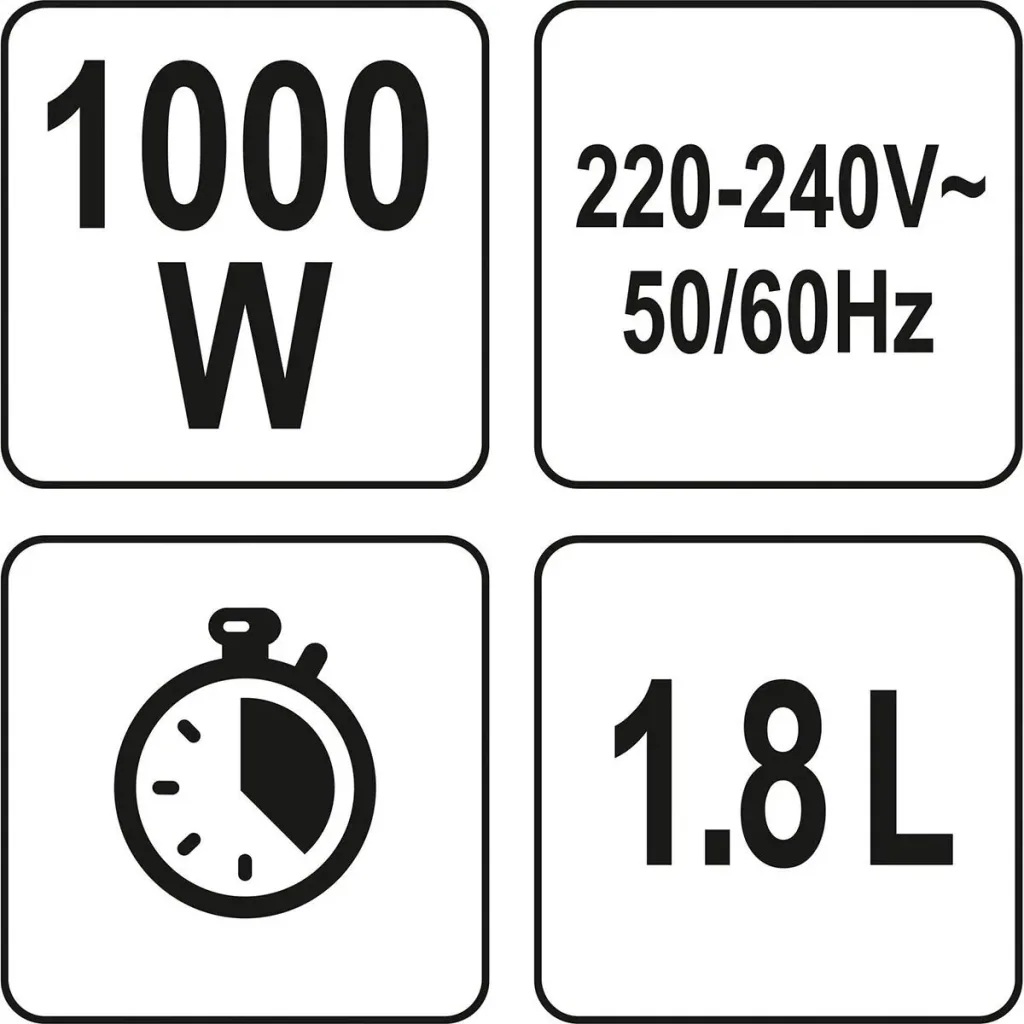 Coffee machine with timer - 1.8L - 1000W