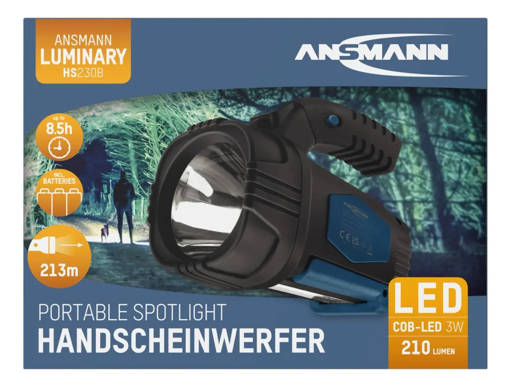 Handheld spotlight "HS230B"