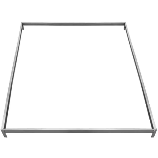Aluminum greenhouse 5.85 m³ with skylight, gutter and foundation