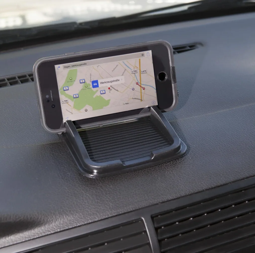 Smartphone anti-slip pad