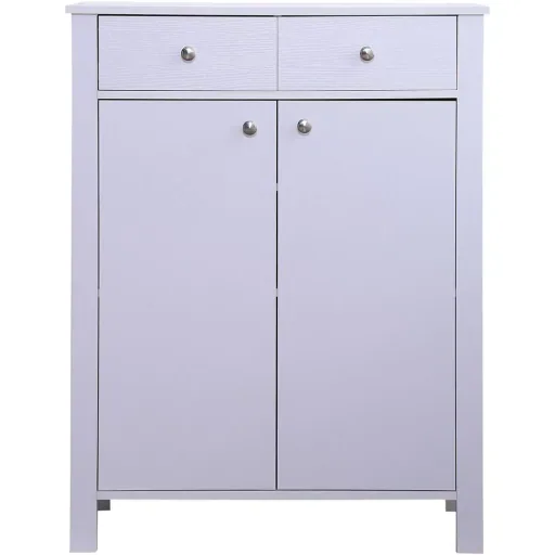 Shoe cabinet with 2 drawers