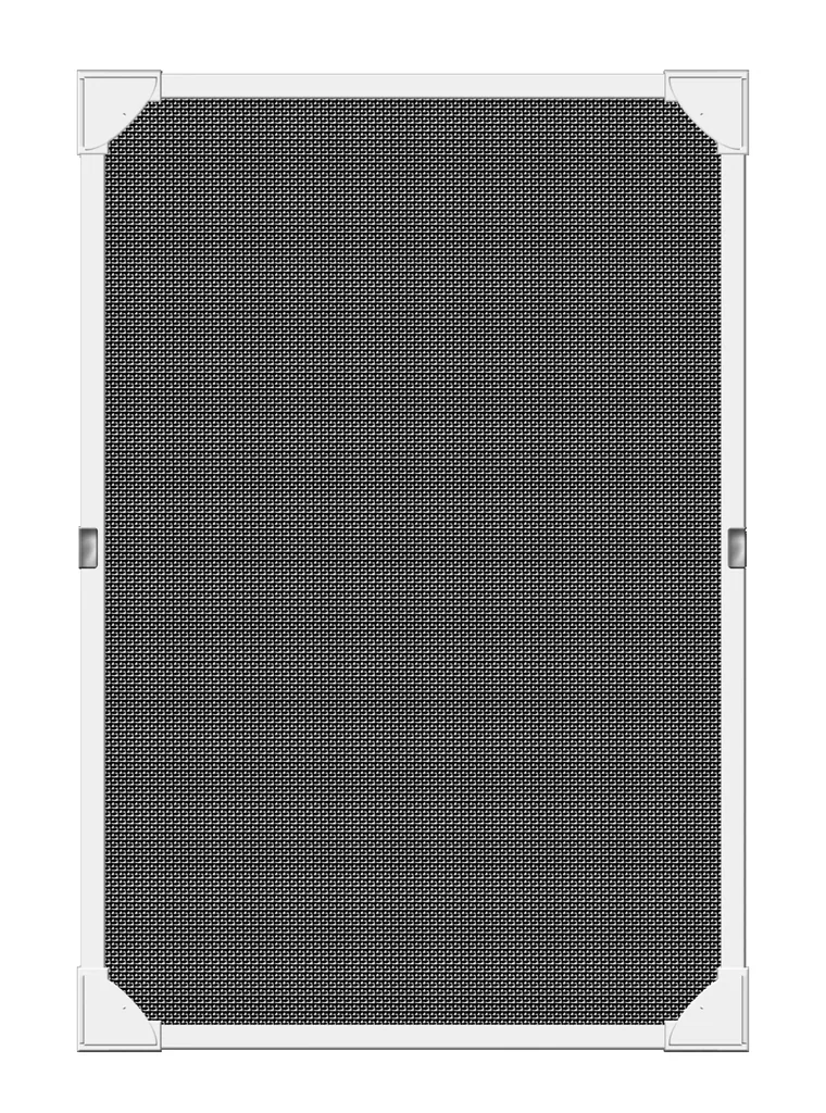 Fly screen for roof windows with magnetic frame, white, 80 x 140 cm