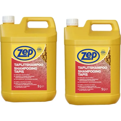 ZEP Carpet Shampoo - 5 L x 2 pieces - Value Pack - 2 pieces