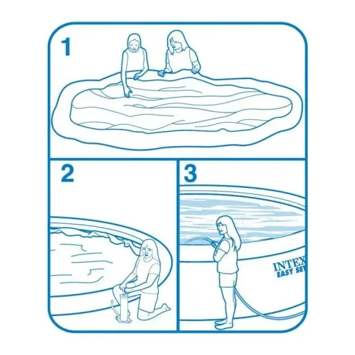 Easy Set Pool 305 x 76 cm with 12-Volt-Filterpumpe