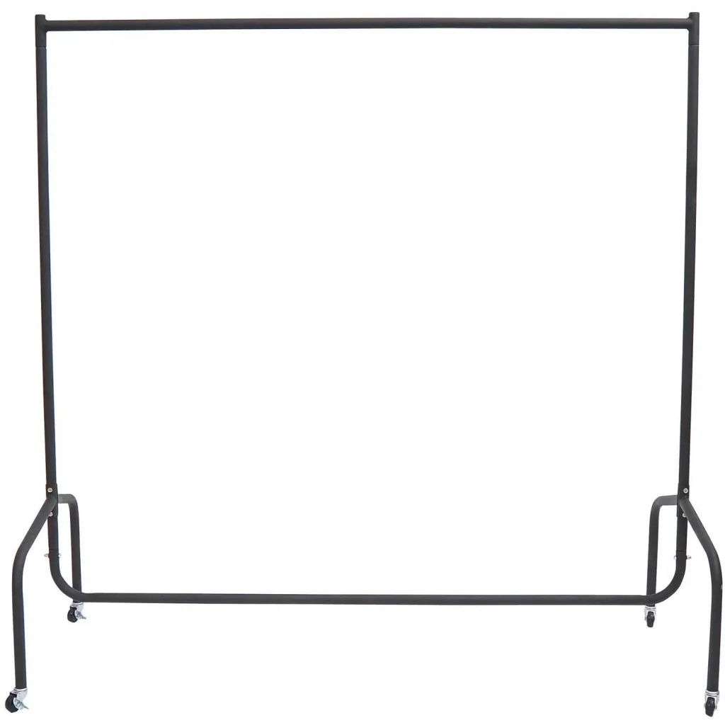 Clothes rack, laundry rack, rolling wardrobe (120 x 60 x 150 cm)