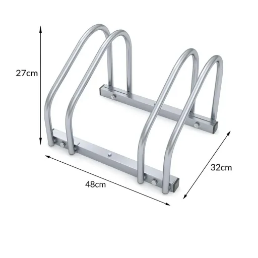 Bicycle stand for 2 bicycles 48x32x27cm