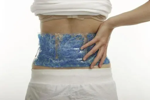 Gel bead back compress, ideal for back or abdominal applications