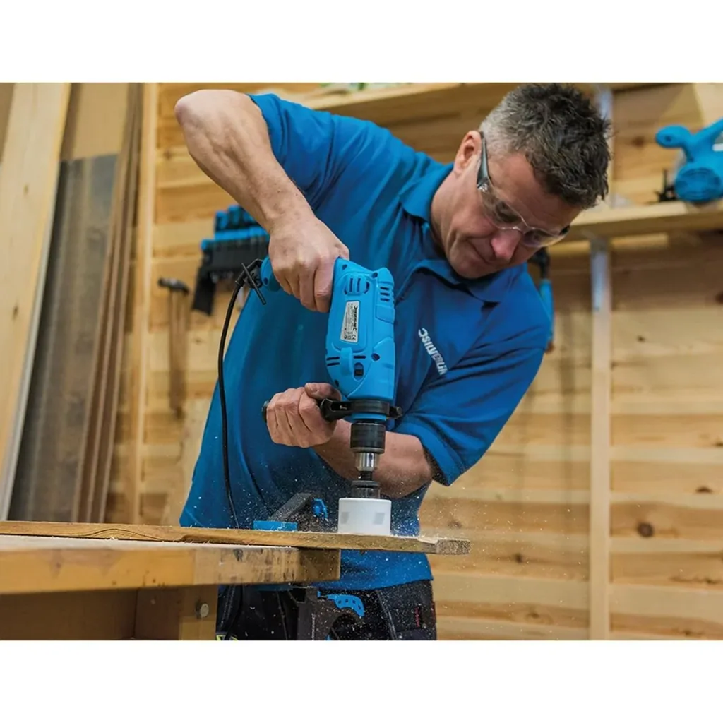 Hammer drill - drilling capacity wood 25 mm, concrete 16 mm, steel 13 mm - 500 watts