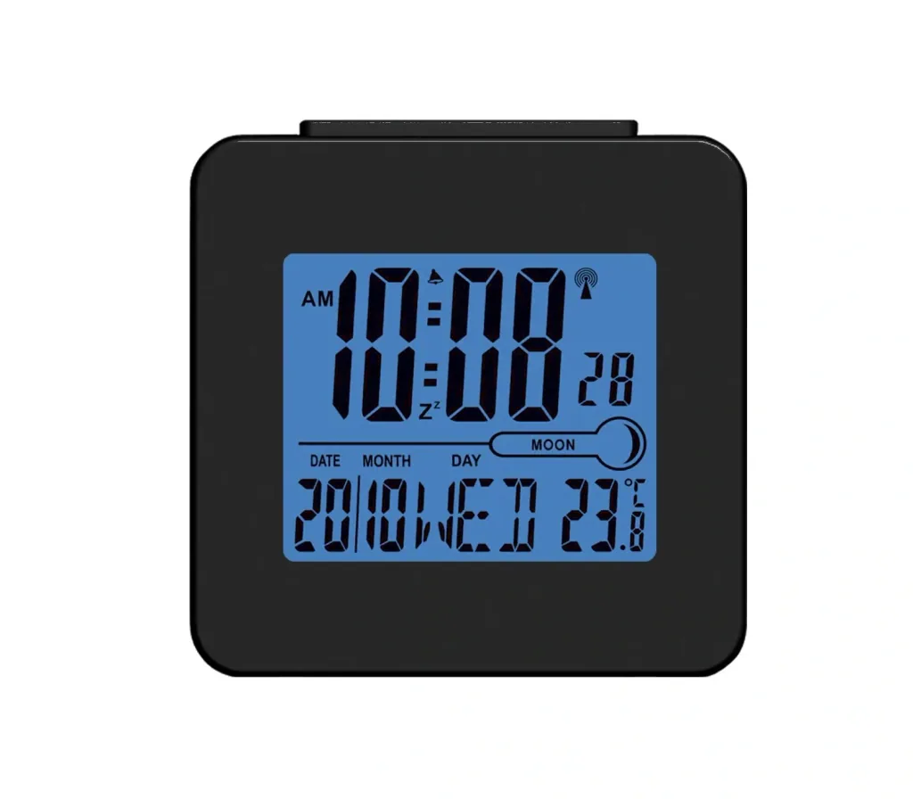 Digital radio alarm clock REC-34 black