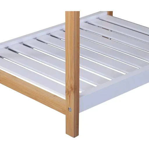 Kitchen trolley on wheels, serving trolley, kitchen trolley with removable top plate, 46 x 35 x 74.5 cm