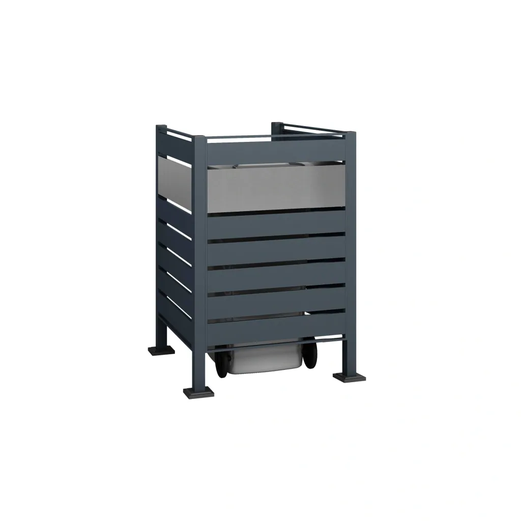 Garbage can cover Planum 1-box, 120 cm, anthracite