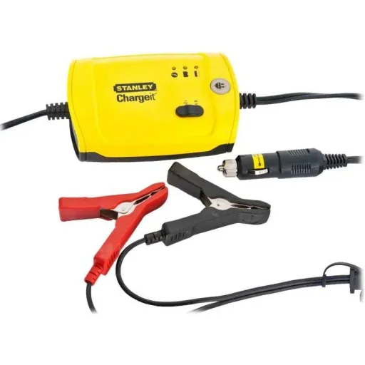 Battery charger 6-12 Volt 5 Ampere Yellow