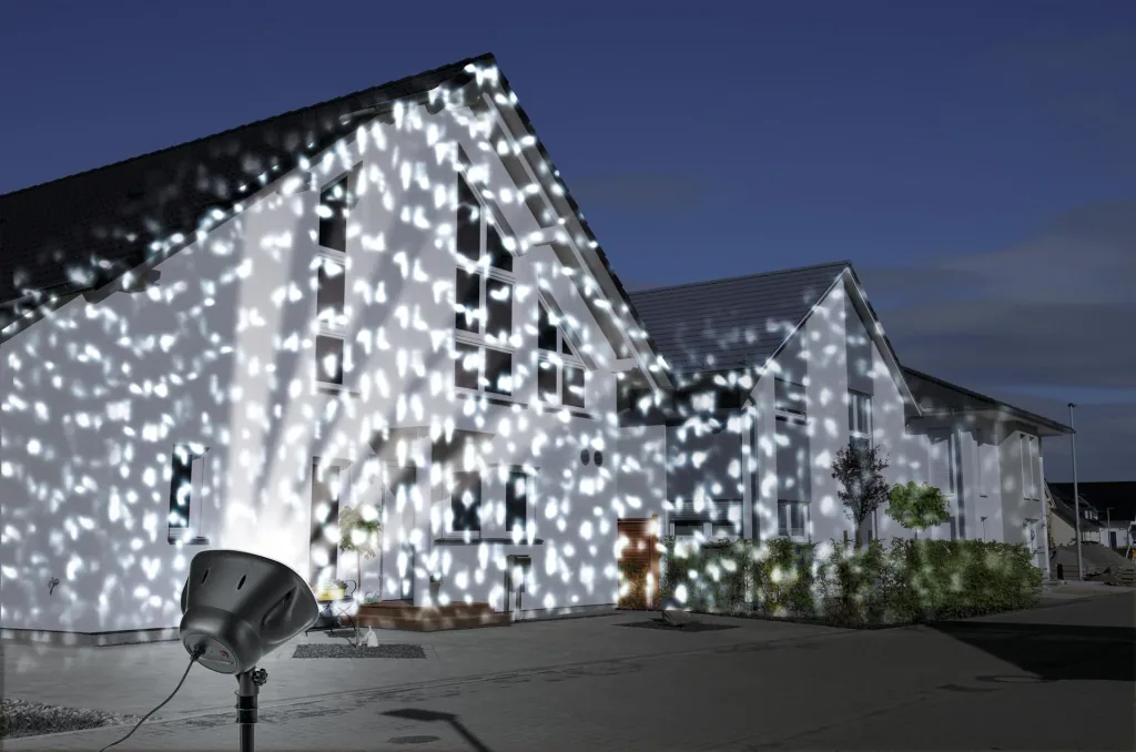 LED spotlight snowflake