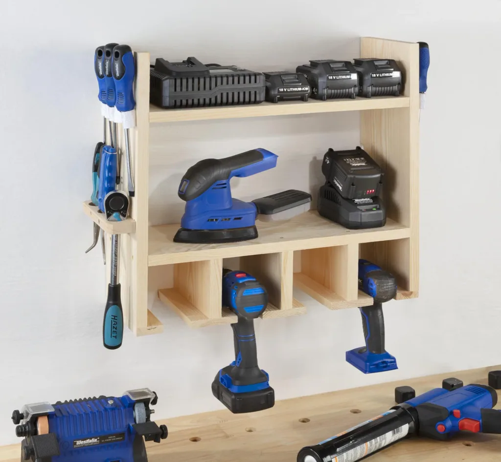 Universal wooden wall shelf