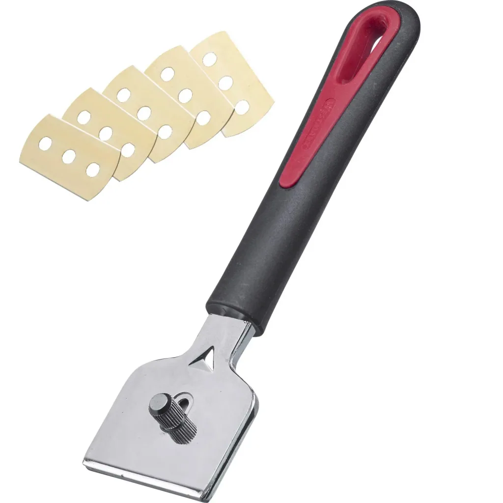 Glass ceramic hob and cleaning scraper "Gallant"