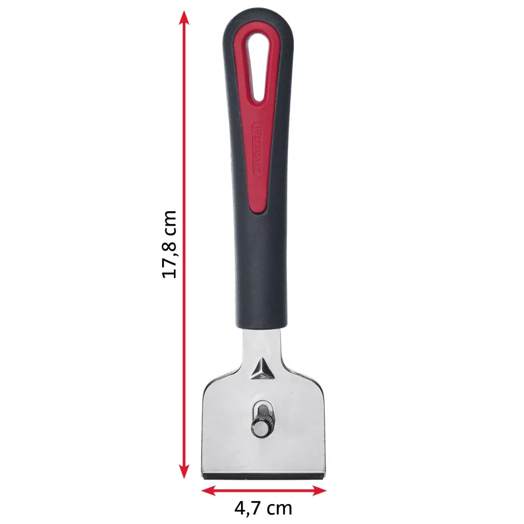 Glass ceramic hob and cleaning scraper "Gallant"