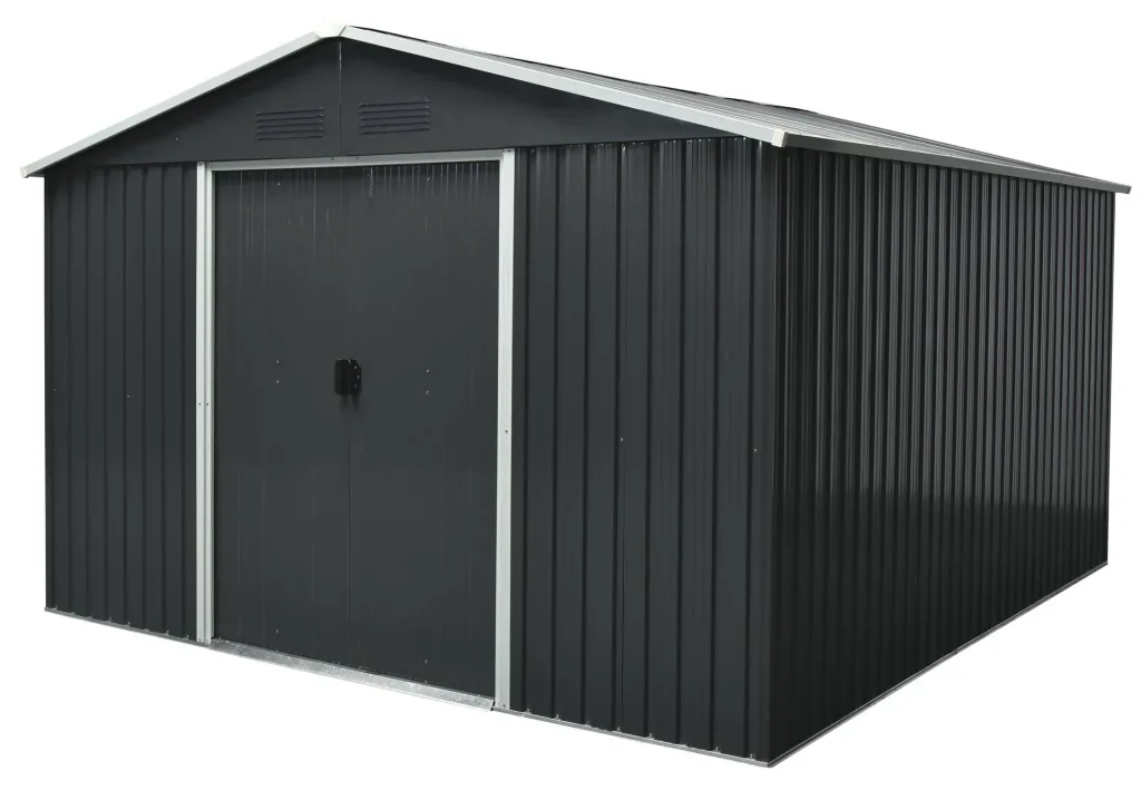 Tool shed Dresden II 1012, slate/cream