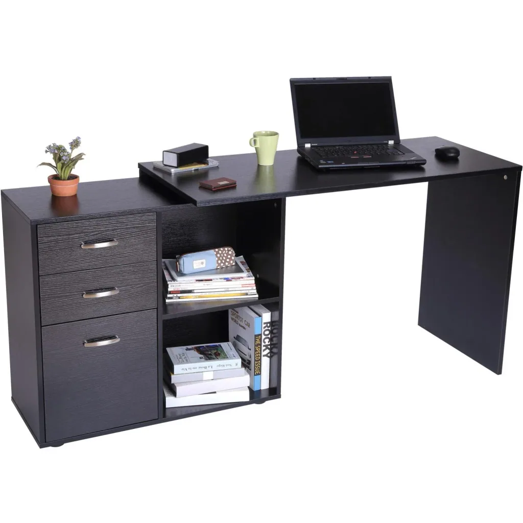 Computer desk MDF, black