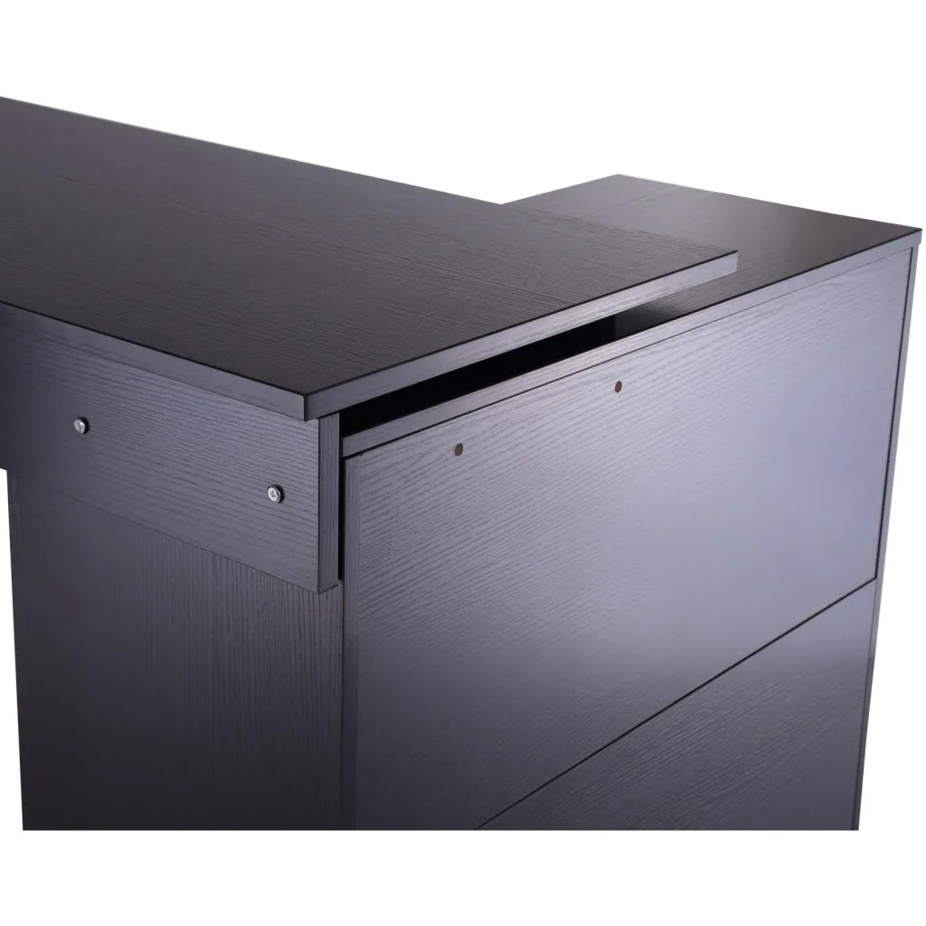 Computer desk MDF, black