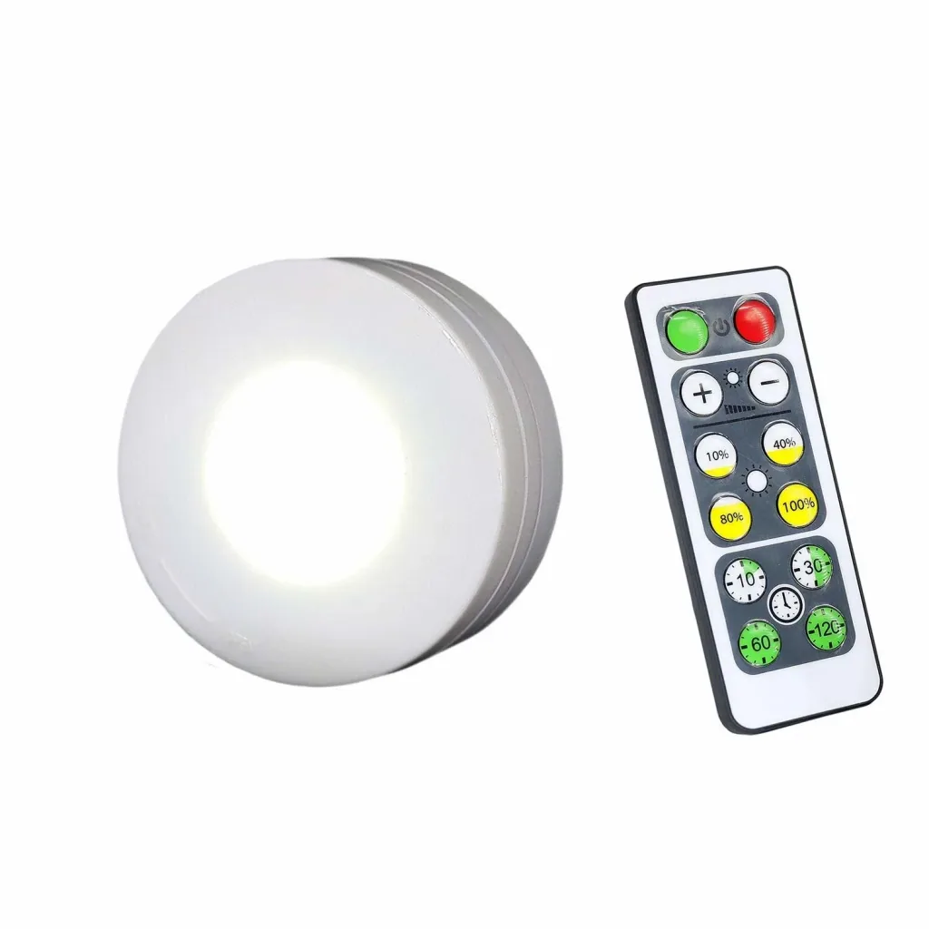 LED lights with remote control – set of 3