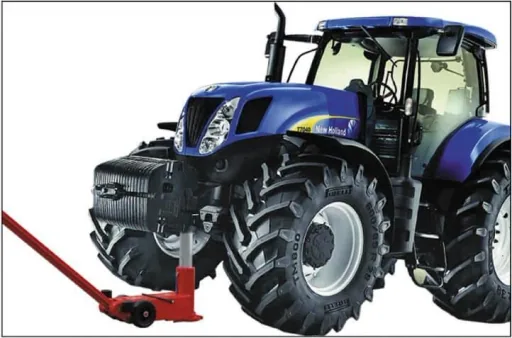 1-stage, air-hydraulic jack