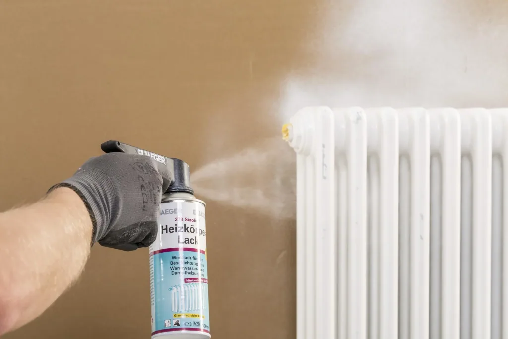 Radiator paint spray 400 ml, white high-gloss