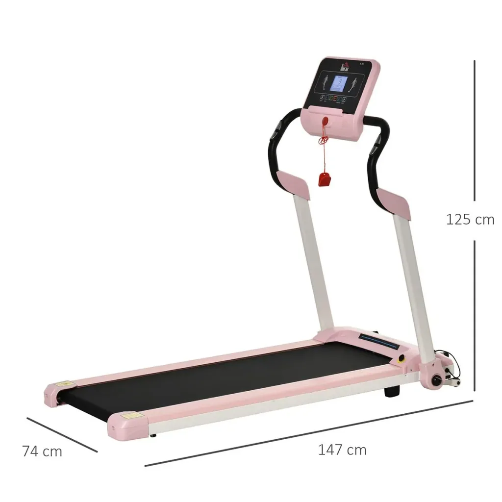 Folding electric treadmill 400 W