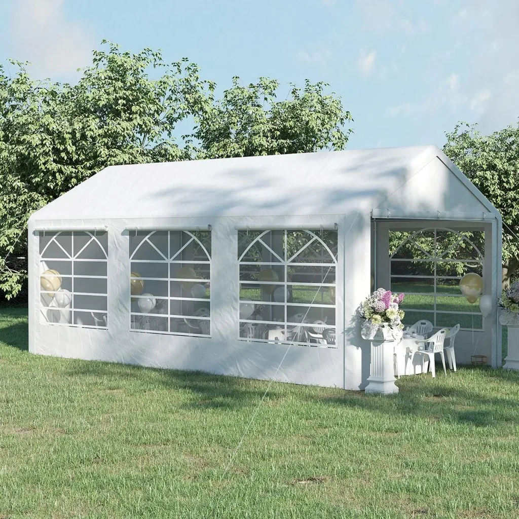 Pavilion party tent 3x6m garden fe