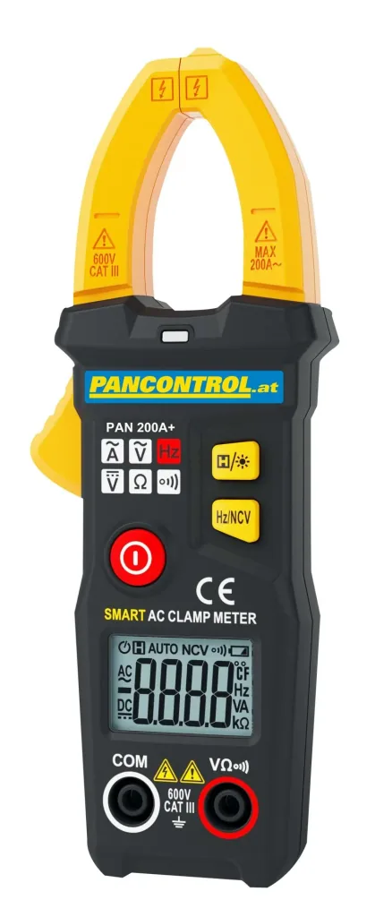 PAN 200A+ - Digital current clamp AC with automatic function selection