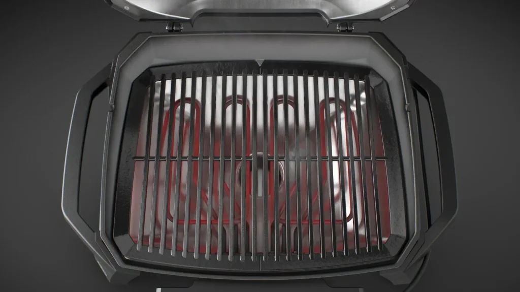 Electric grill PULSE 2000 trolley, Black