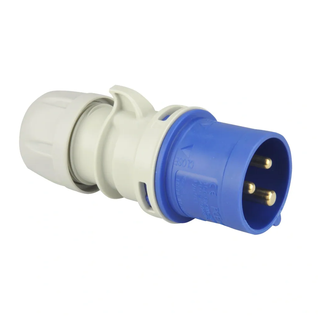 Caravan CEE plug, 3-pole