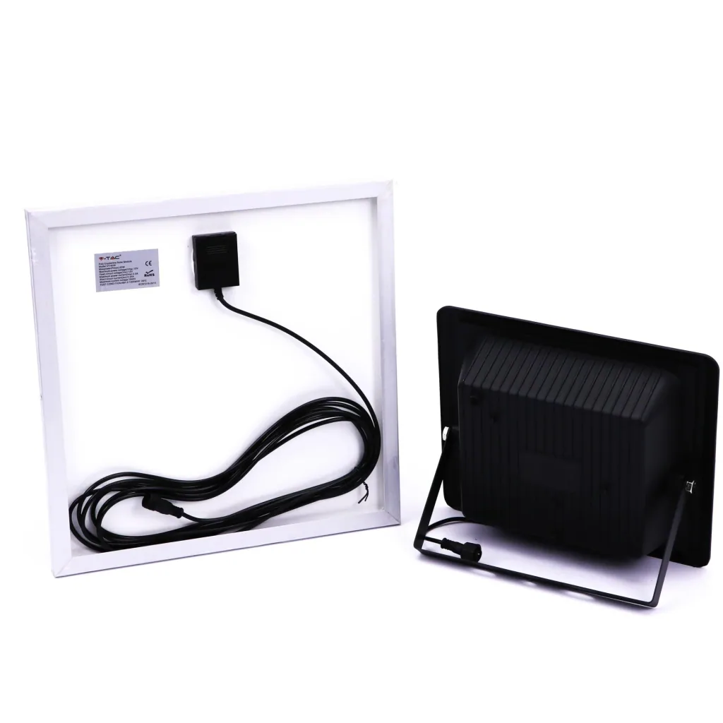 VT-60W solar spotlight with separate solar panel - 20W - 1650 lumens - 4000K - solar energy