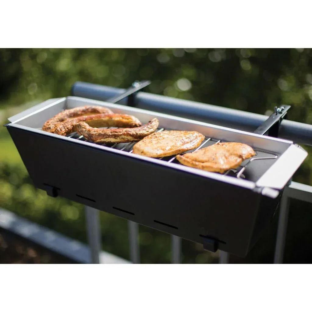 Esschert Design Balcony Grill Black BL096