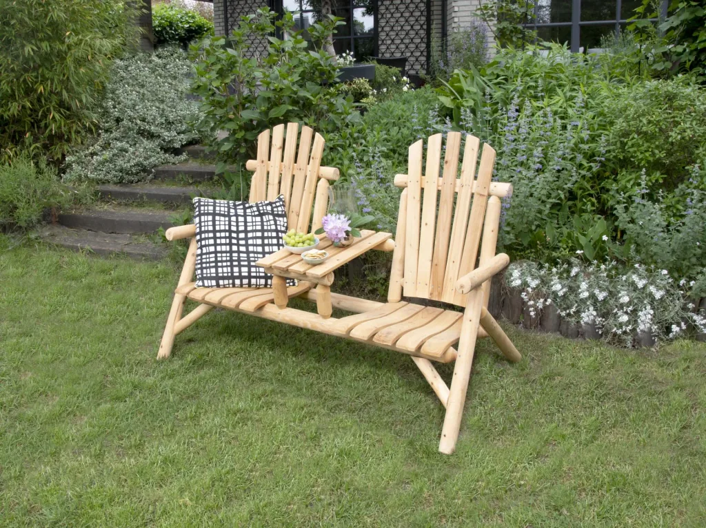 2-seater bench with table Timber FSC 100%
