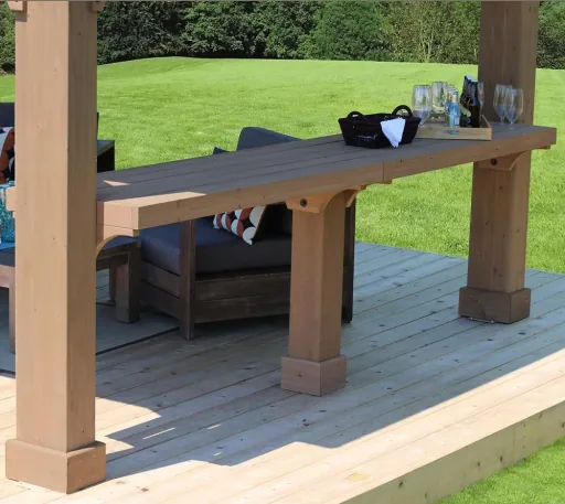Side shelf pavilion 12x12 and 12x14