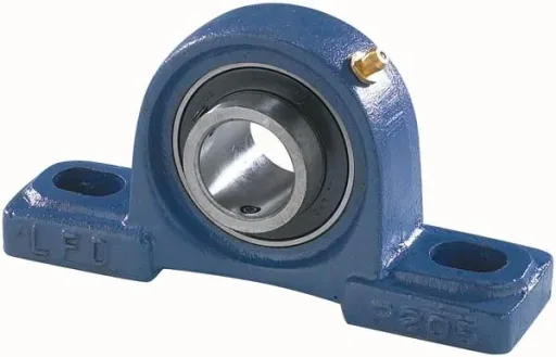 2-hole pillow block bearing with cast housing, for 35 mm shaft