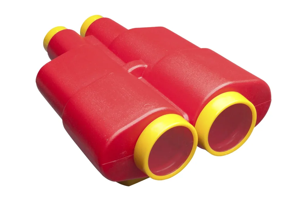 Toy telescope large red/yellow