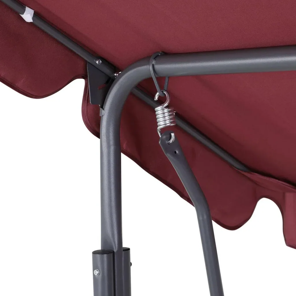 Swing bench - with parasol - Bordeaux