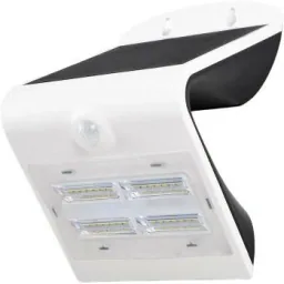 VT-768 LED solar wall light with motion sensor - 3W - 400Lm - 4000K - white - solar energy