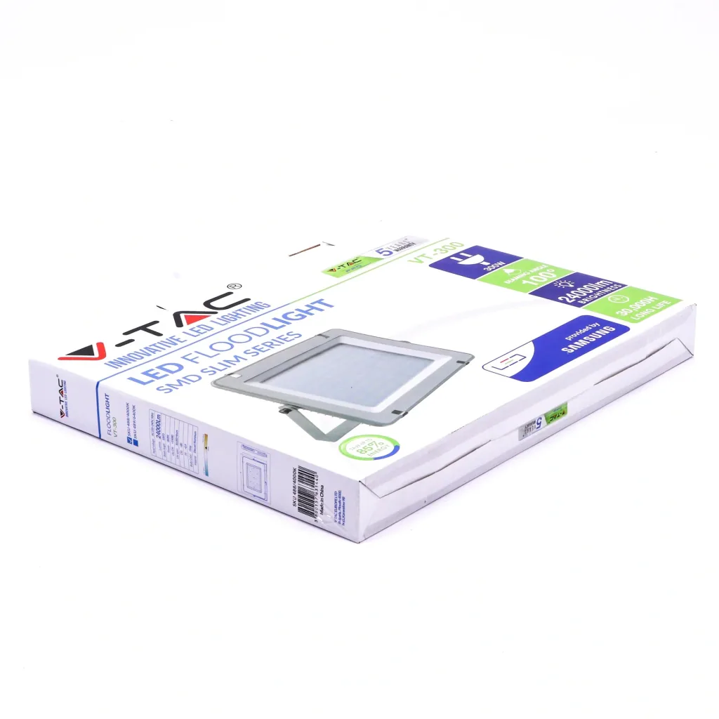 VT-300-G LED floodlight - 300 W - 24000 lumens - 4000K - grey