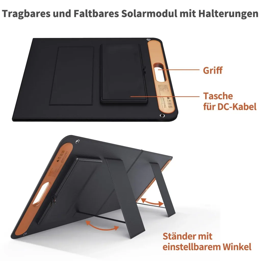 Foldable solar panel SolarSaga 100